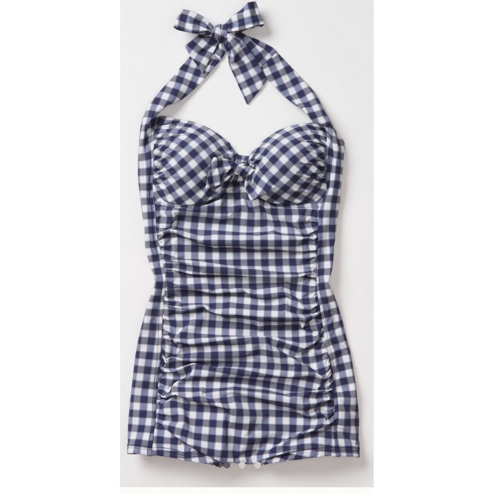 Anthropologie Seafolly Dolly Gingham Maillot Swim